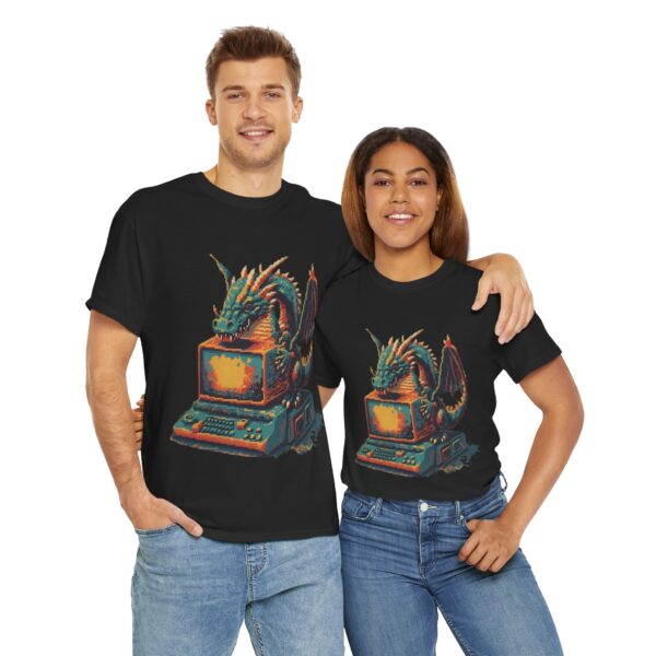 Pixelated Dragon Graphic Tee - Image 19
