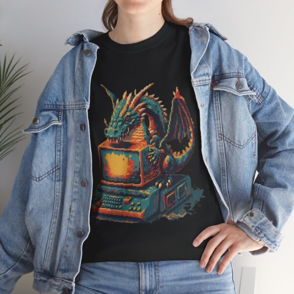Pixelated Dragon Graphic Tee - Image 18
