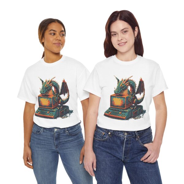 Pixelated Dragon Graphic Tee - Image 47