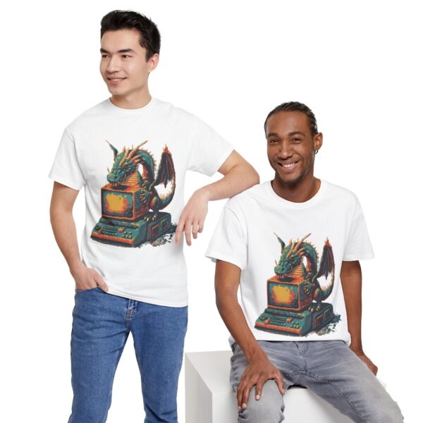 Pixelated Dragon Graphic Tee - Image 48