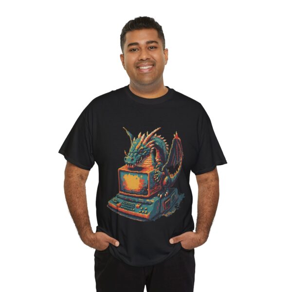 Pixelated Dragon Graphic Tee - Image 12