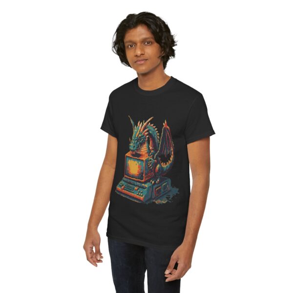 Pixelated Dragon Graphic Tee - Image 14