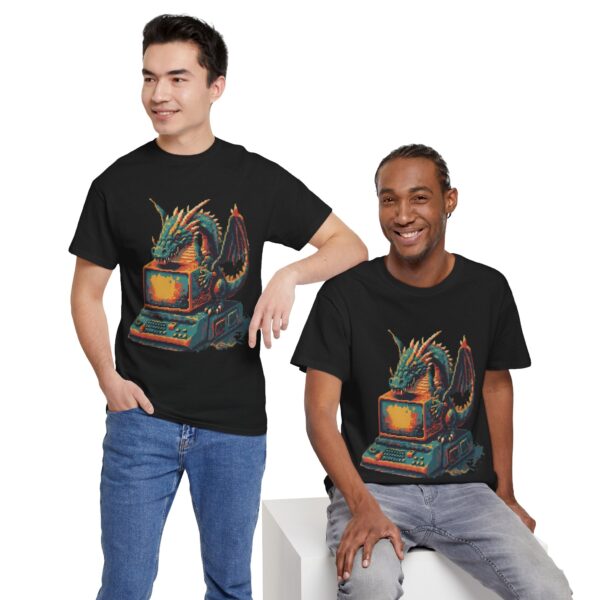 Pixelated Dragon Graphic Tee - Image 21