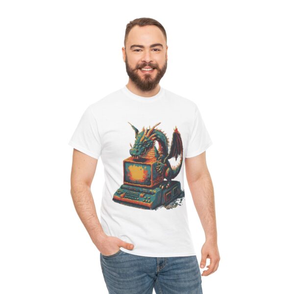Pixelated Dragon Graphic Tee - Image 35