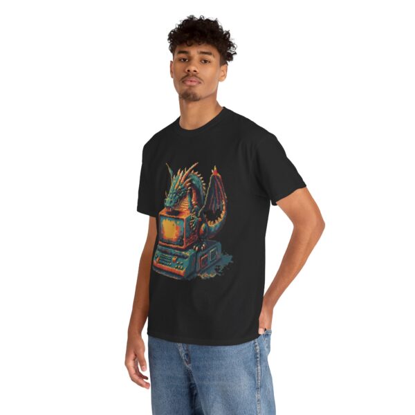 Pixelated Dragon Graphic Tee - Image 9