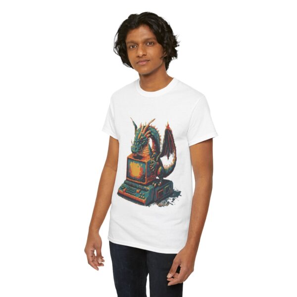 Pixelated Dragon Graphic Tee - Image 41