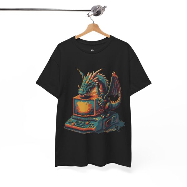 Pixelated Dragon Graphic Tee - Image 3