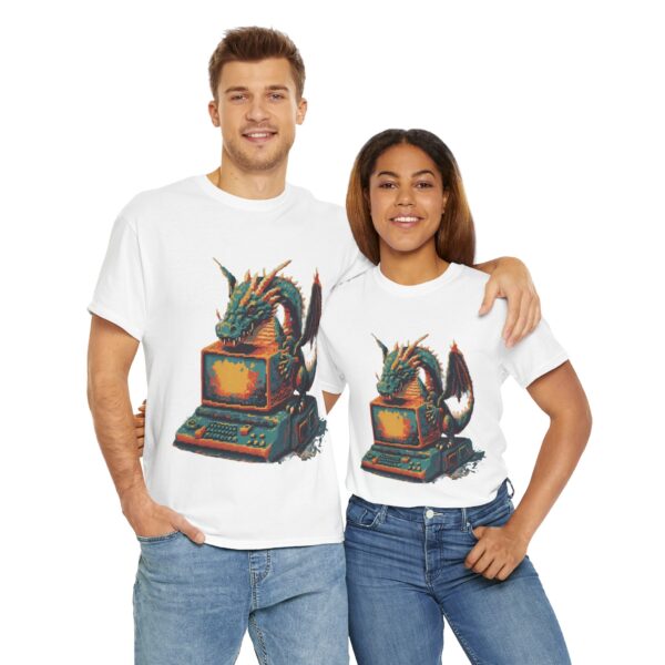 Pixelated Dragon Graphic Tee - Image 46