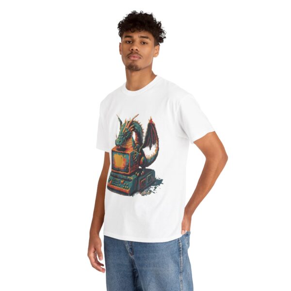 Pixelated Dragon Graphic Tee - Image 36