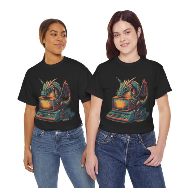 Pixelated Dragon Graphic Tee - Image 20